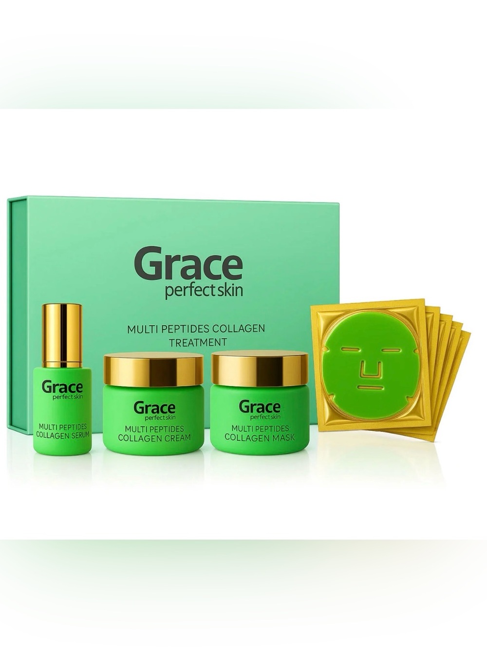 Grace Perfect Skin Multi Peptides Collagen Collection Set ~ Retail $10,000